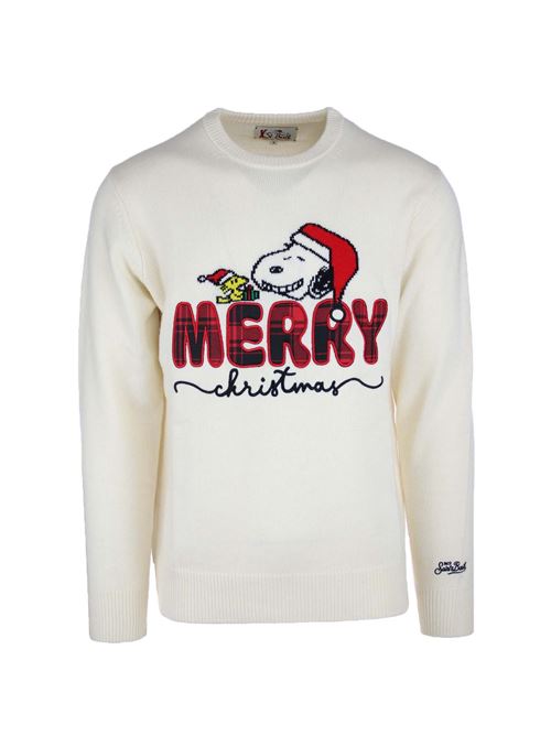 Maglia in lana cachemire Merry Christmas Peanuts Saint Barth MC2 | Maglie | HER100073G10